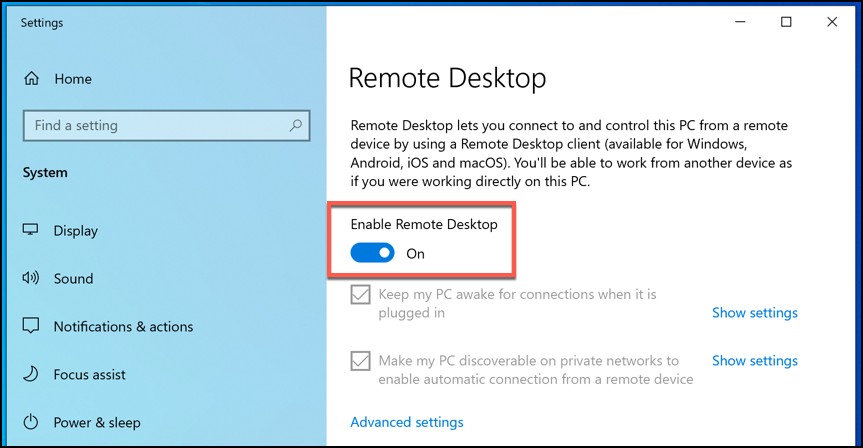 Windows-Enable-Remote-Deskto